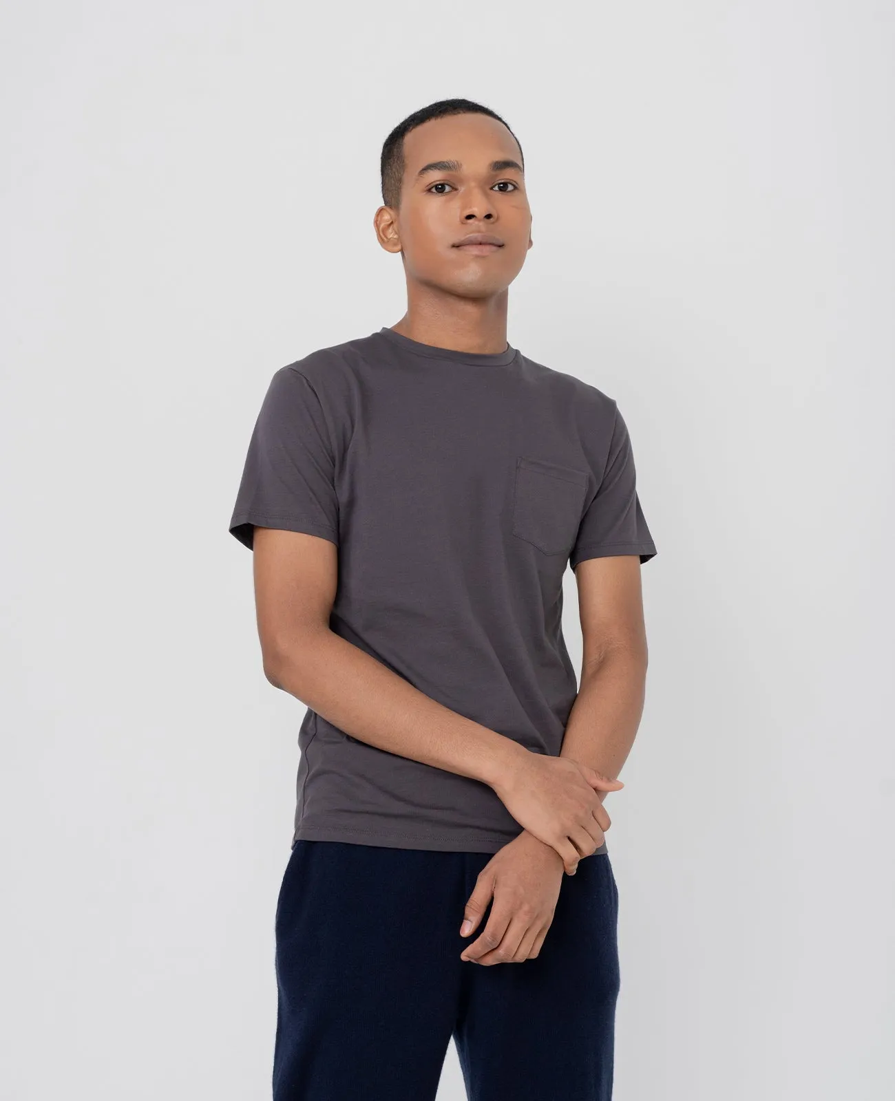 Supima Crew Neck Pocket Tee