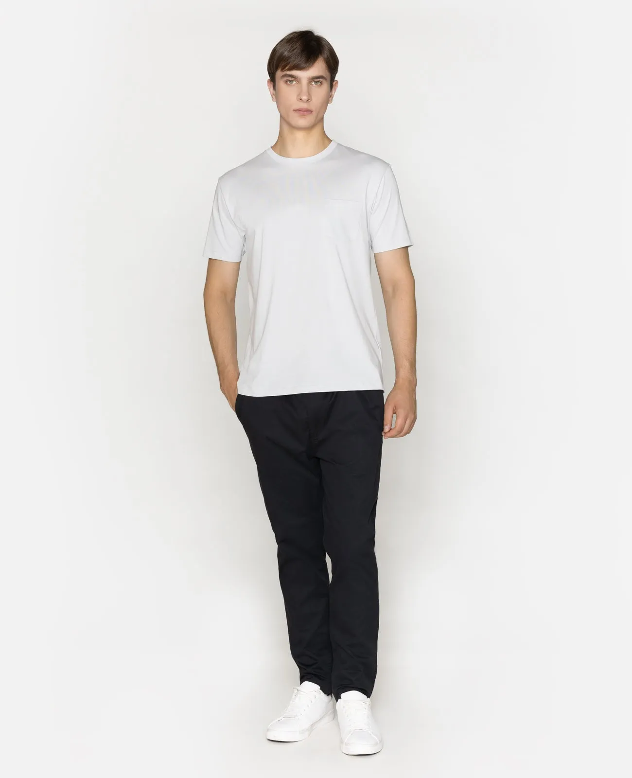 Supima Crew Neck Pocket Tee