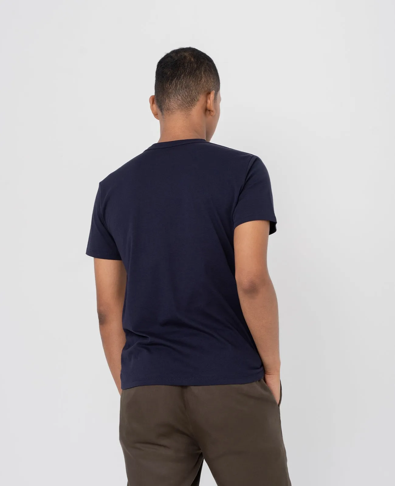 Supima Crew Neck Pocket Tee