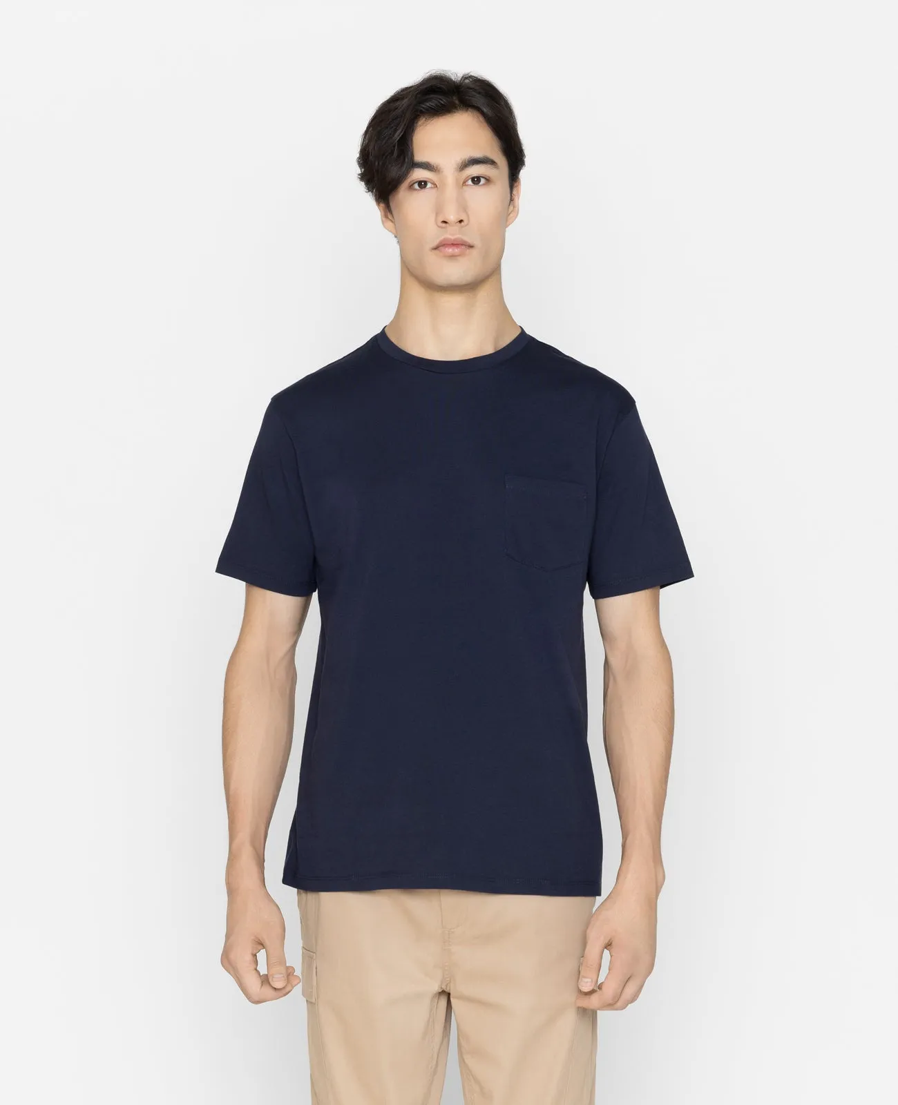 Supima Crew Neck Pocket Tee