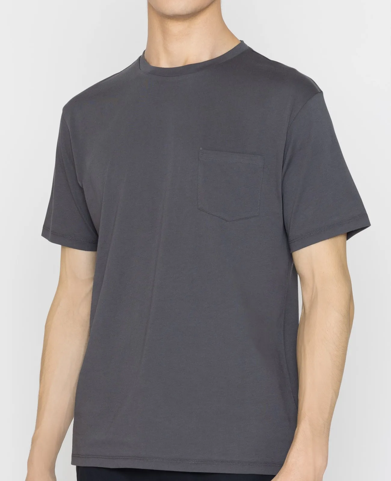 Supima Crew Neck Pocket Tee