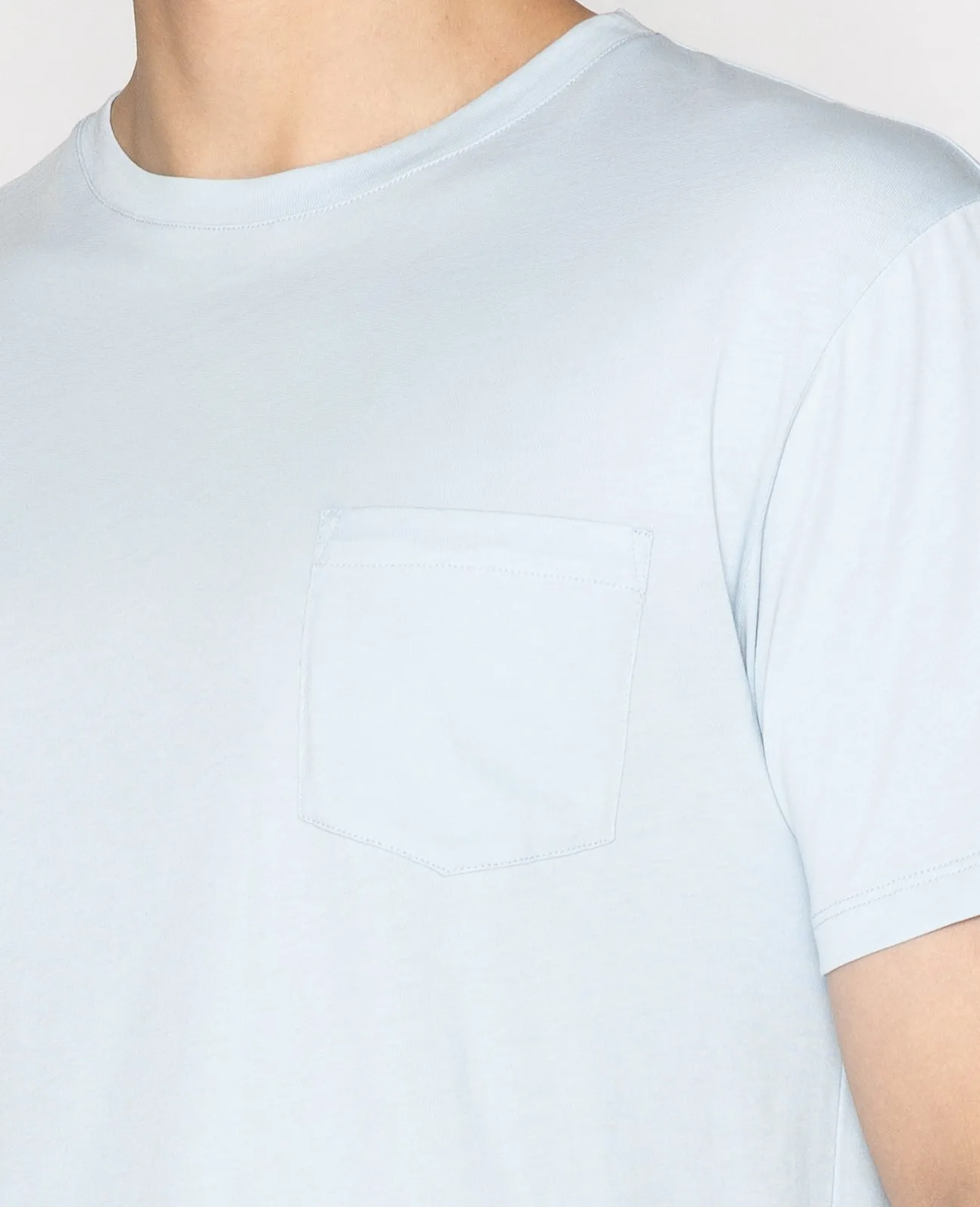 Supima Crew Neck Pocket Tee