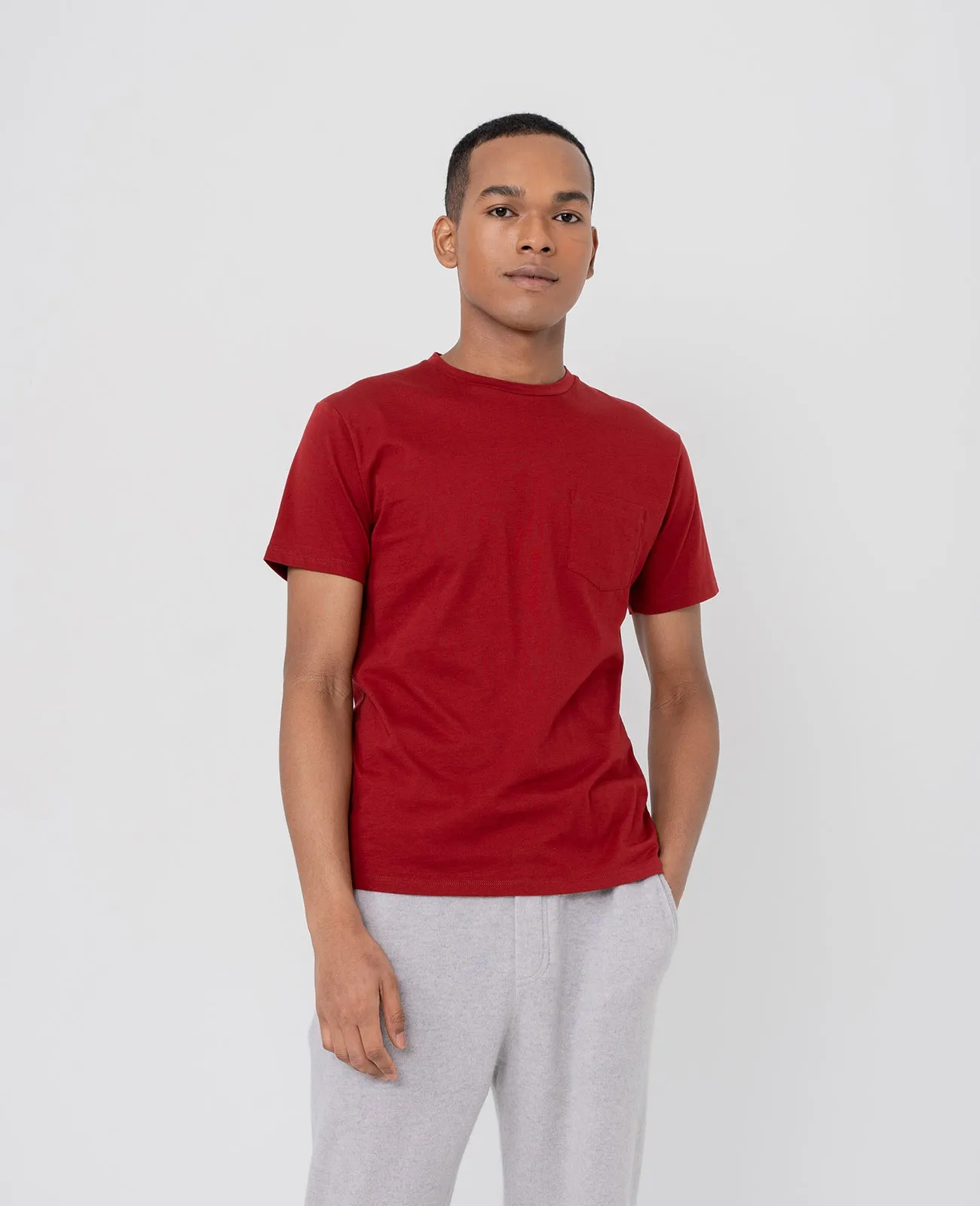 Supima Crew Neck Pocket Tee