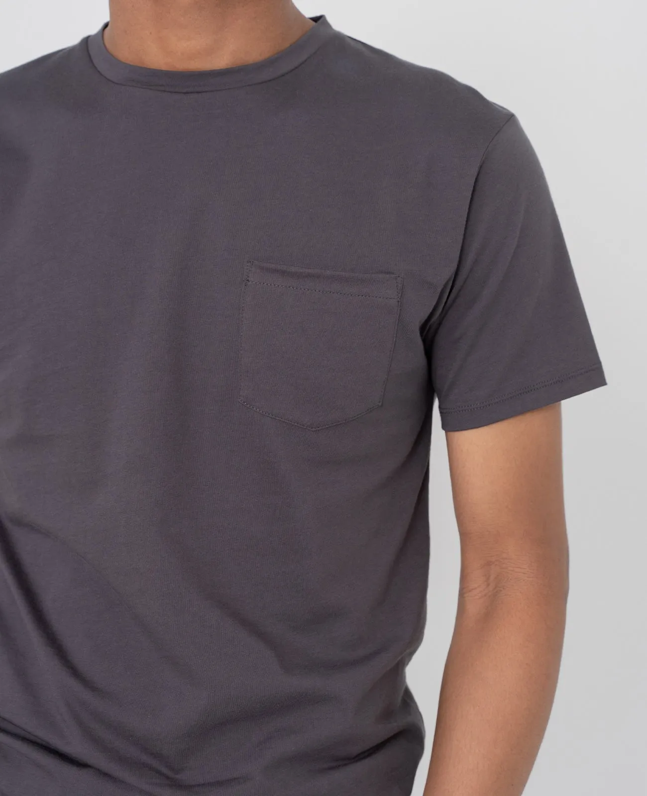 Supima Crew Neck Pocket Tee