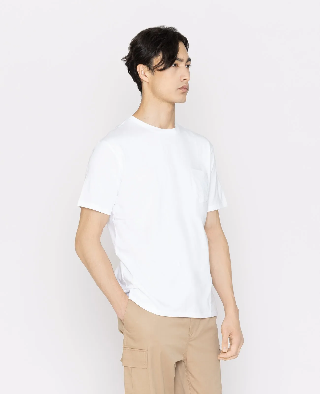 Supima Crew Neck Pocket Tee