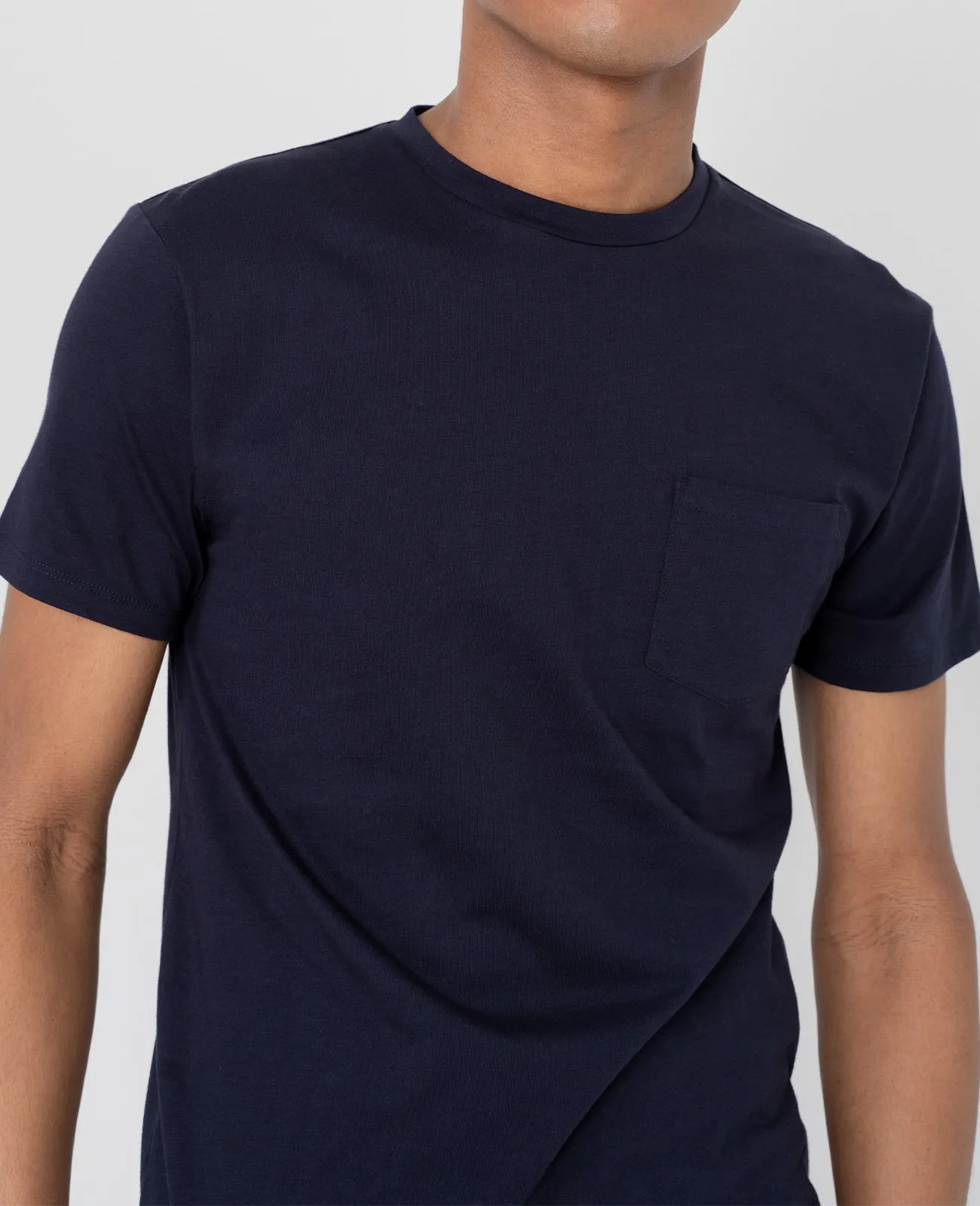 Supima Crew Neck Pocket Tee