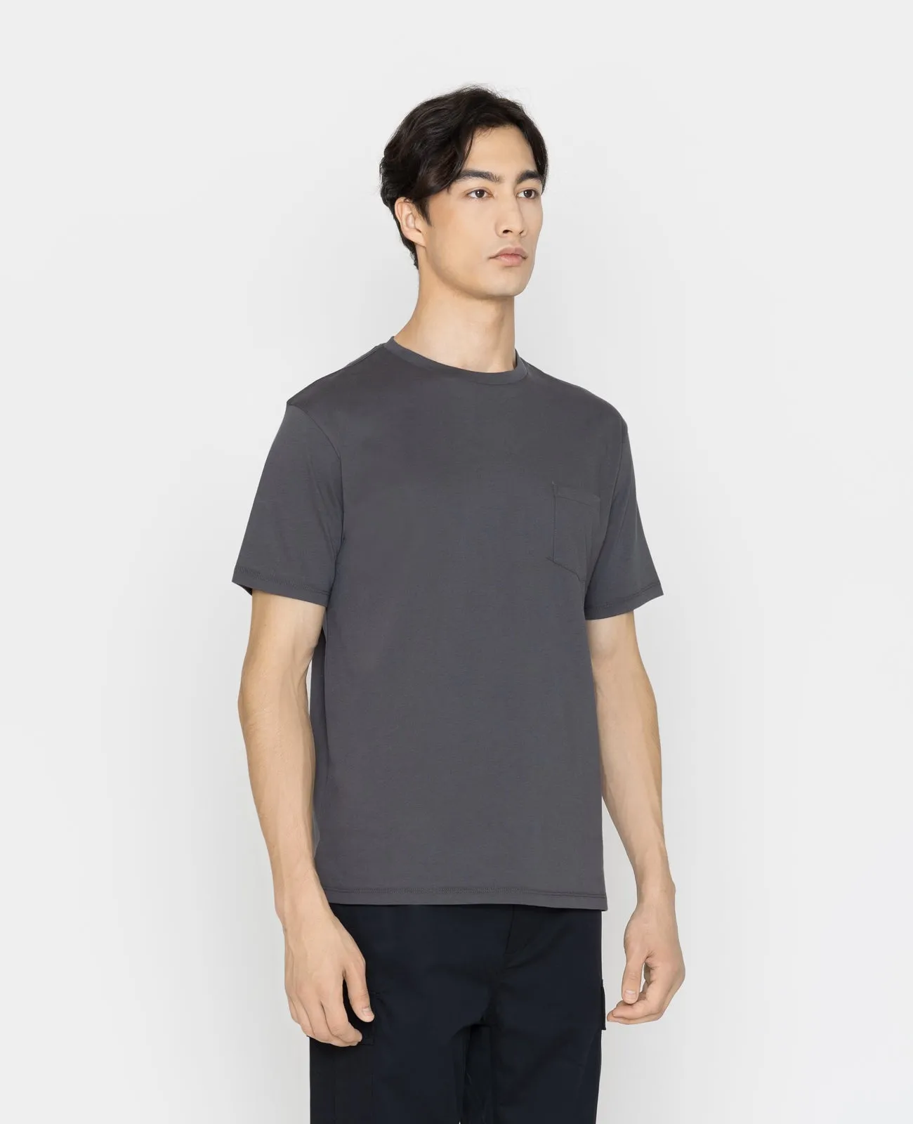 Supima Crew Neck Pocket Tee