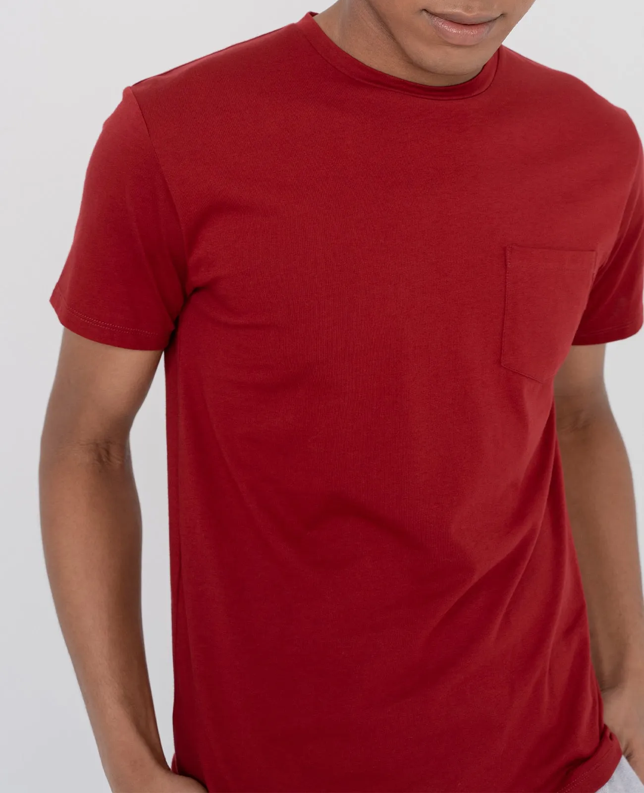 Supima Crew Neck Pocket Tee