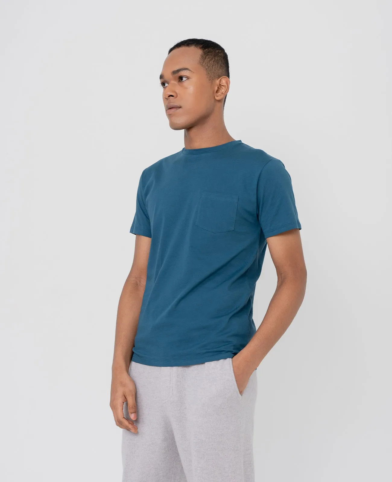 Supima Crew Neck Pocket Tee