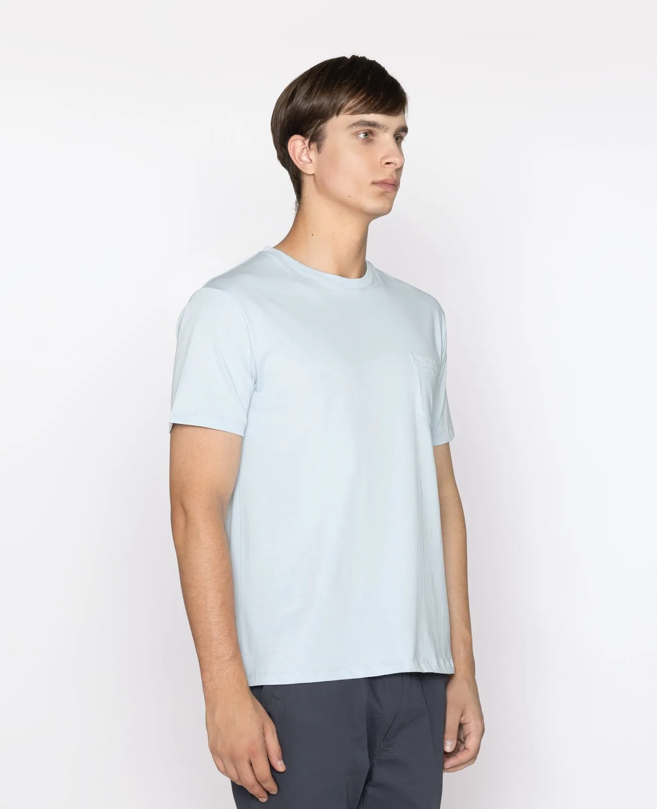 Supima Crew Neck Pocket Tee