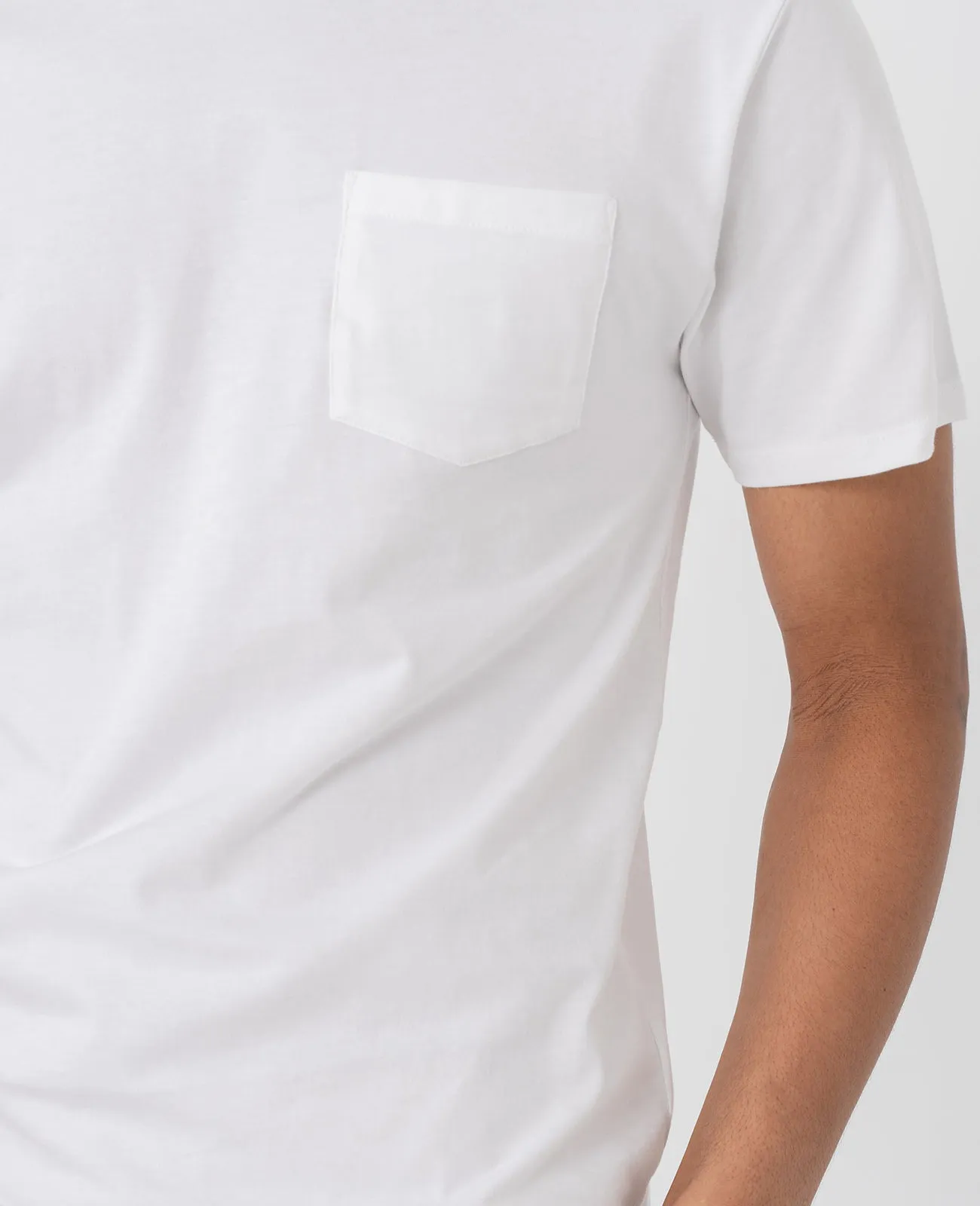 Supima Crew Neck Pocket Tee