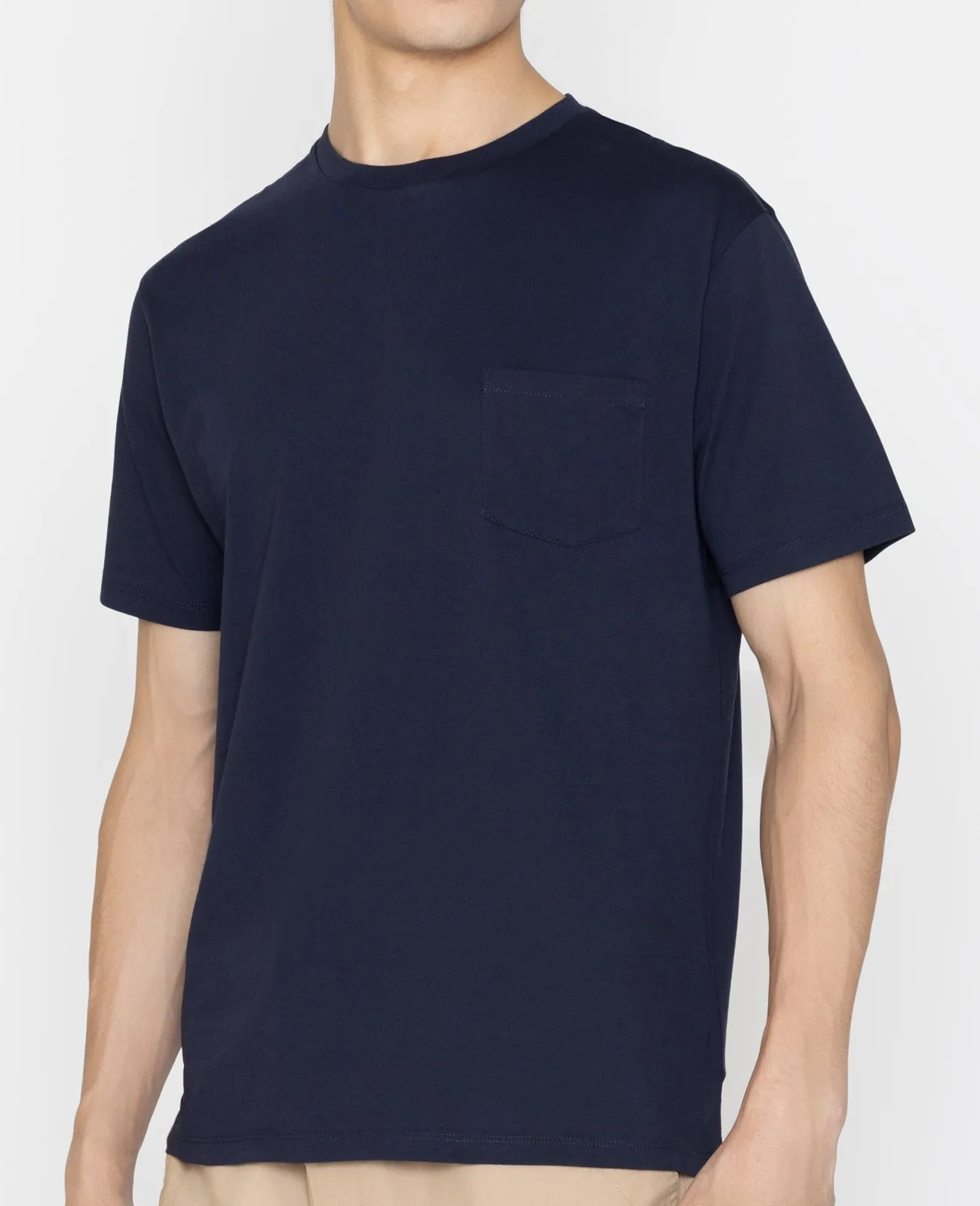 Supima Crew Neck Pocket Tee