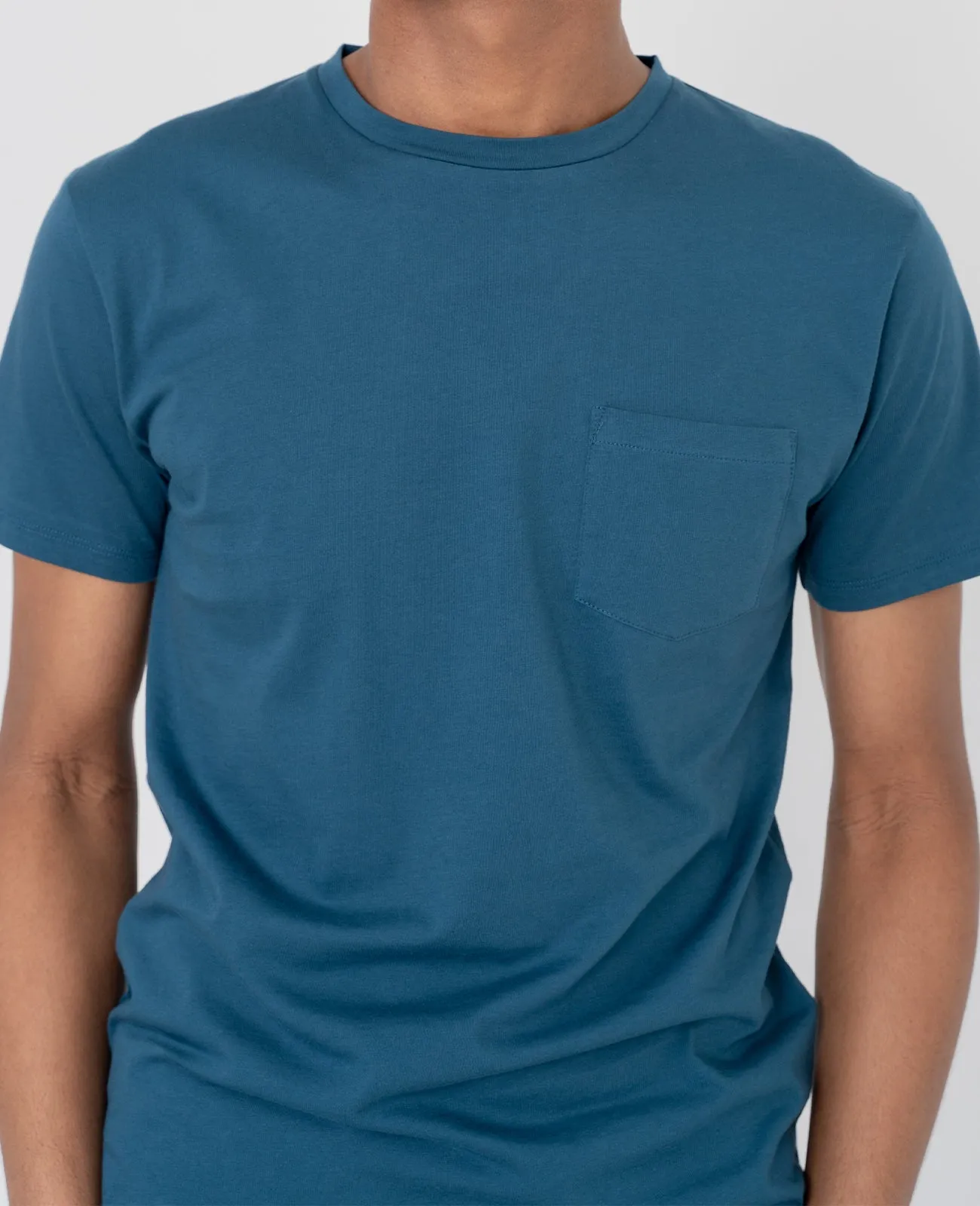 Supima Crew Neck Pocket Tee