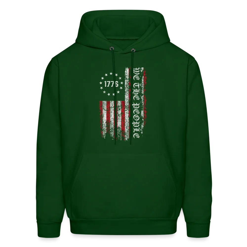 We The People  with American Flag Hoodie (1776)