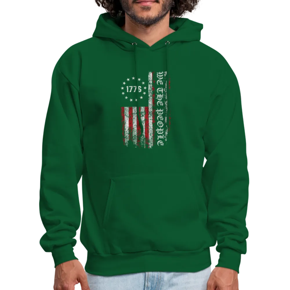 We The People  with American Flag Hoodie (1776)