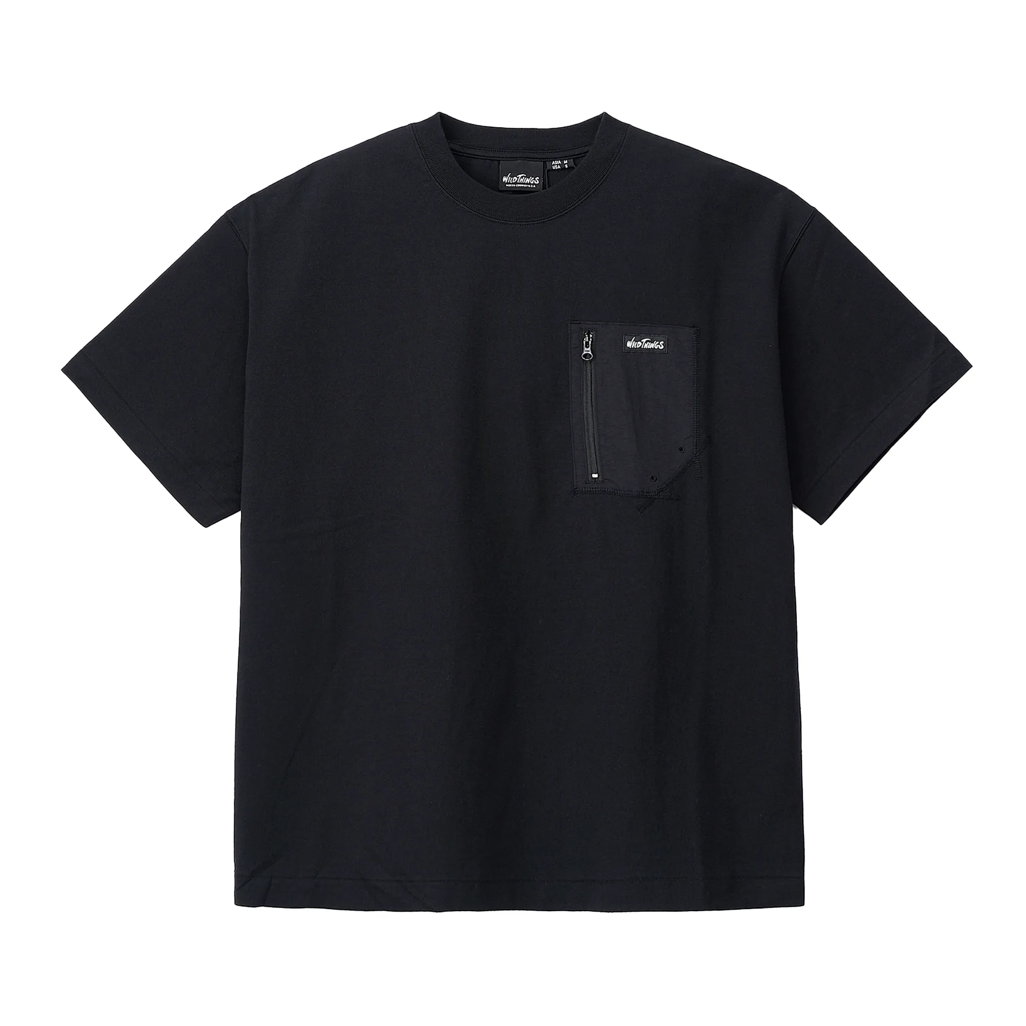 Wild Things Camp Pocket Tee Black